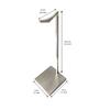 US ArtsOnDesk Modern Art Headphone Stand ST217 Stainless Steel Satin Finish Patent Applicable for - Headset Earphone Game Holder Hook Hanger Mount