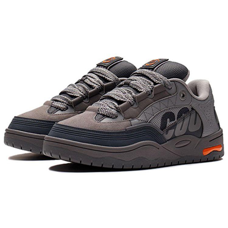 Li Ning CF Cushioning Low Top Sports Casual Shoes Men Sneakers Gray AGCS233-3