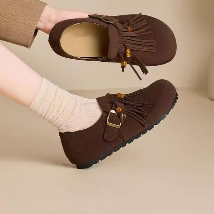 

2025 осень новые толстоподошвенные внутренние водонепроницаемые с высотой платформы одинарные туфли ремешок с пряжкой туфли с бантом немецкие тренировочные туфли женские 40