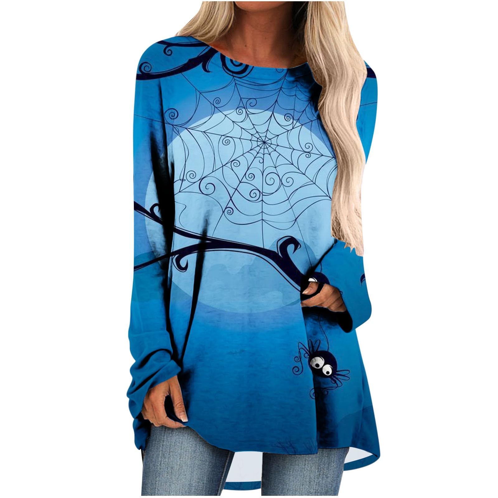 Футболка с принтом «Страшный Хэллоуин» — фото 17