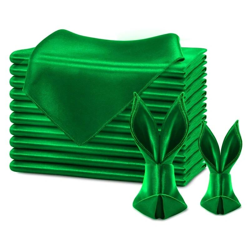 Satin Polyester Luxury Napkin for Weddings & Festive Table Decoration