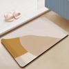 Household Diatomaceous Mud Quick Drying Soft Floor Mat Bathroom Absorbent Non-slip Toilet Toilet Carpet Thickened