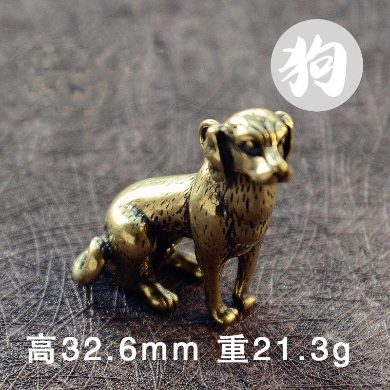 Brass Animal Statue Ornament Chinese Zodiac Rat Ox Tiger Rabbit Dragon Snake Horse Sheep Monkey Chicken Dog Pig Office Desk Deco