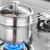 SHANGHENG 304 Stainless Steel Steamer & Milk Pot
