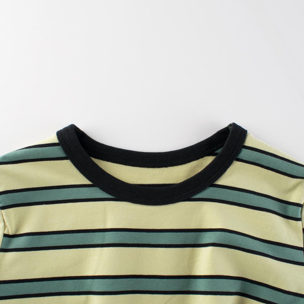 Boys' Striped Short Sleeved T-shirt Summer Children's Clothing Half Sleeved Top Baby Clothes