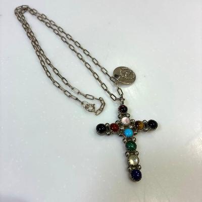 Used UNITED ARROWS Cross Necklace