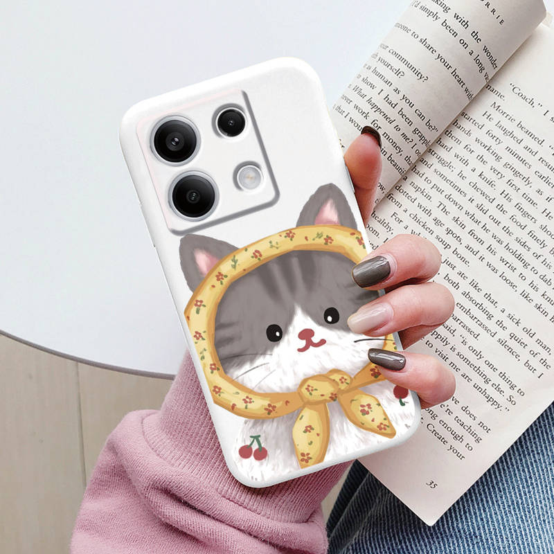 Cartoon Hülle Für Redmi 13C 4G 5G 13R Note 13 Pro Redmi13 Note13R Poco C65 M6 Pro X6 PocoM6 Niedliche Katzen Hülle Weicher Stoßfänger Paar