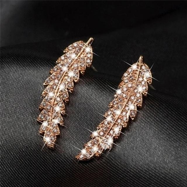 Korean Earrings S925 Silver Color Heart Bling Zircon Stone Stud Earrings for Women Fashion Jewelry 2024 Trend