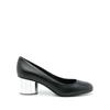 Ferragamo Farrah Slip On Leather Pumps Black