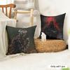 Game DDark SSouls Cushion Cover Natural Linen Organic Fabric DoubleSided Printing Sofa Home Decor Gift Pillow Case