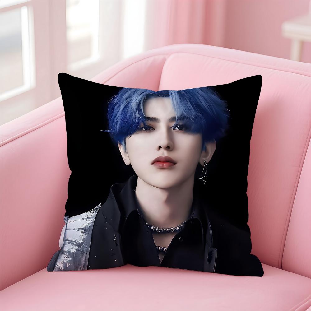 singer trendy CCai Xukun Cushion Cover Pillow Case Soft Skin Friendly Fabric  Concealed Zipper