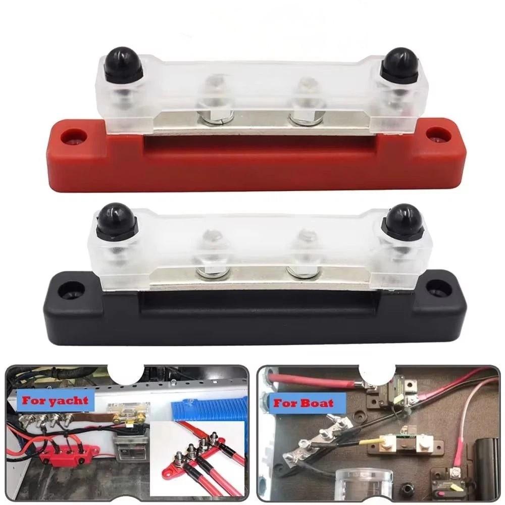 M6 Stud Power Distribution Block Waterproof Bus Bar Accessories Power Current Distributor Camper