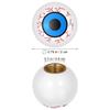 BELLIFFY 12PCS Bicycle Valve Eyeball Tire Valve Caps Eyeball Valve Caps Fluorescent Valve Stem