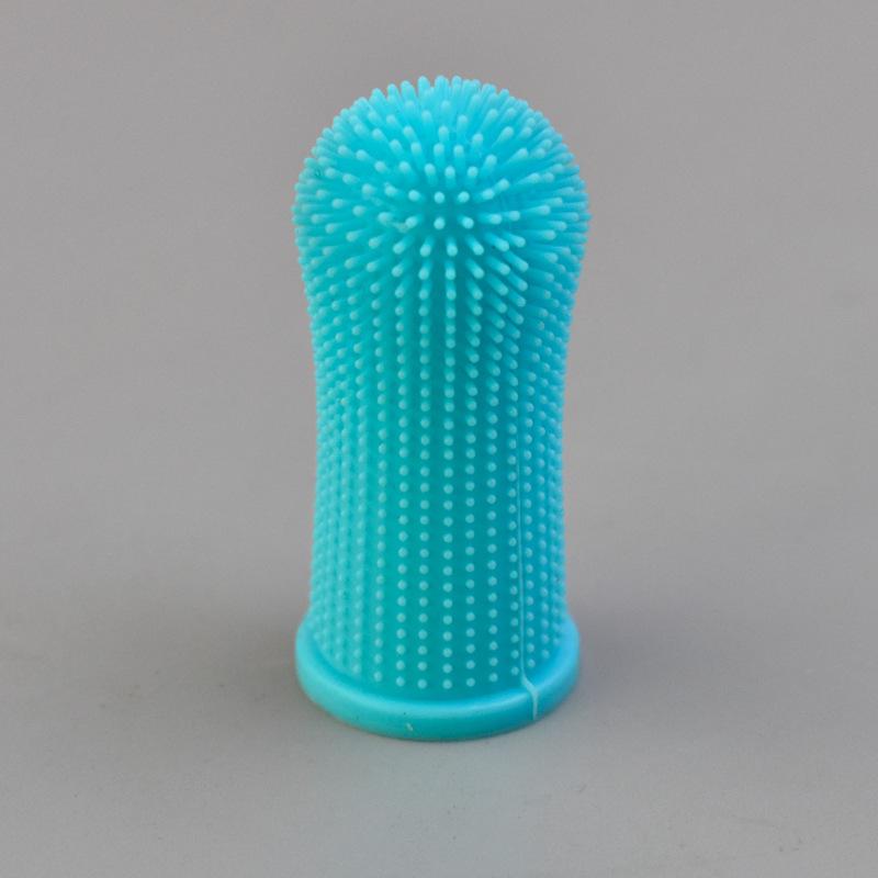 Pet Finger Toothbrush for Cats and Dogs - Anti-Tartar Oral Cleaning Tool