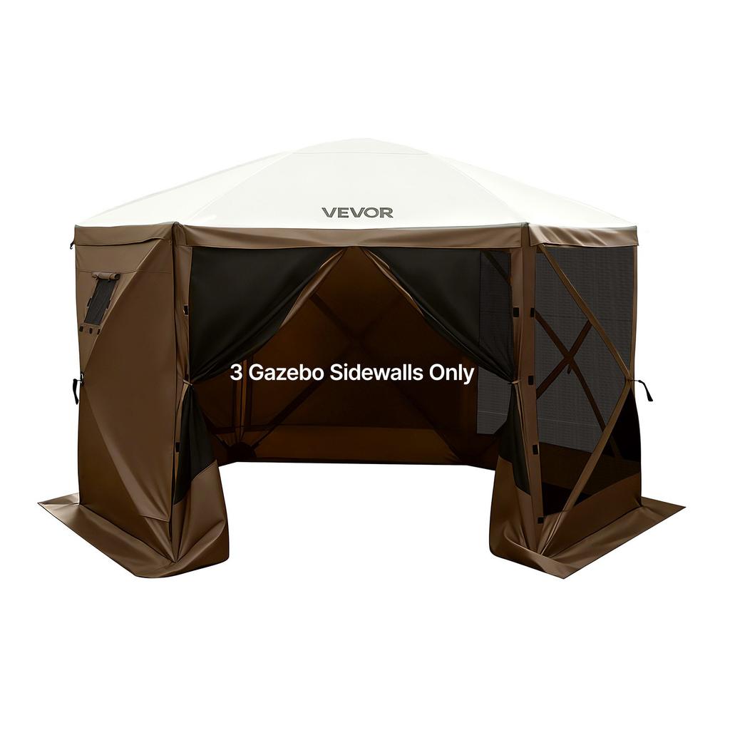 VEVOR Canopy Sidewalls, 1.73 x 1.48 m, Canopy Tent Walls with Waterproof and Sunlight Protection Layer, One-Sided Window Design