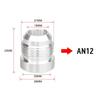 External Thread Straight Male Weld Fitting Adapter AN4-AN20 Weld On Fittting Bung Nut  Car