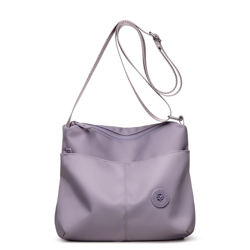 Borsa a Spalla da Donna di Grande Capacità Leggera Repellente all'Acqua in Nylon Borsa a Tracolla