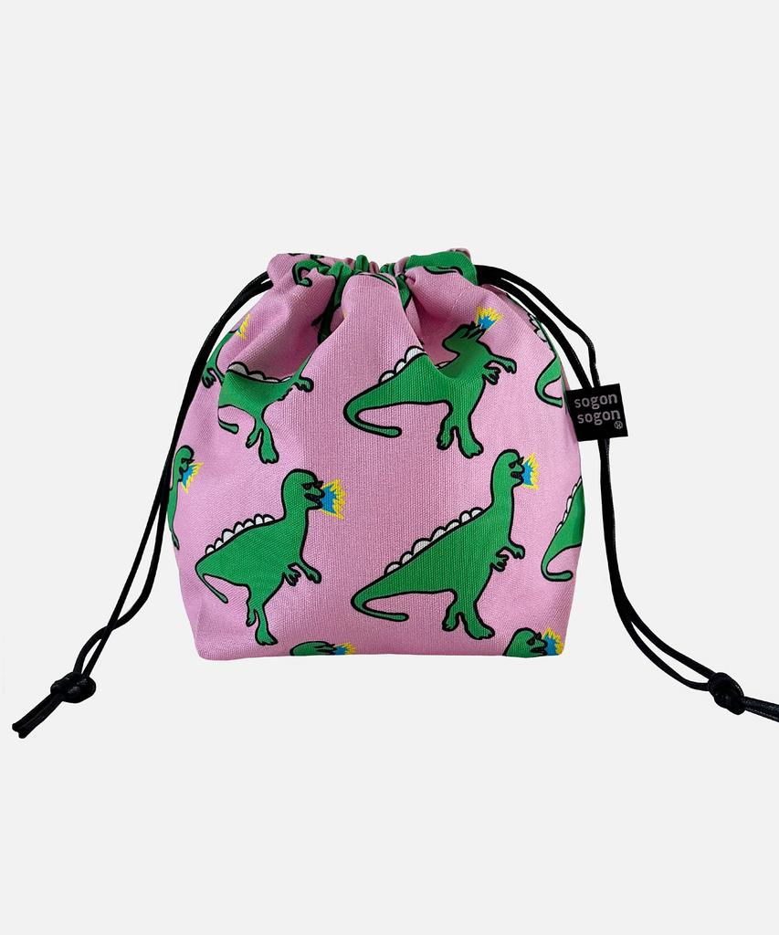 Sogonsogon Dinosaur String Pouch W