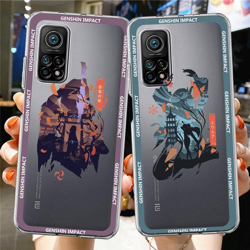 Husă Transparentă Genshin Impact Jujutsu Kaisen Pentru Xiaomi Mi Poco X3 NFC M3 Pro F3 F1 11 Lite 12 Redmi Note 10 9S 8 7 9 Husă Telefon