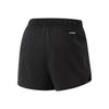 Li-Ning Fitness Series Letter Mid-Waist Drawstring Breathable Versatile Sports Shorts Women Shorts Black AKSV412-2