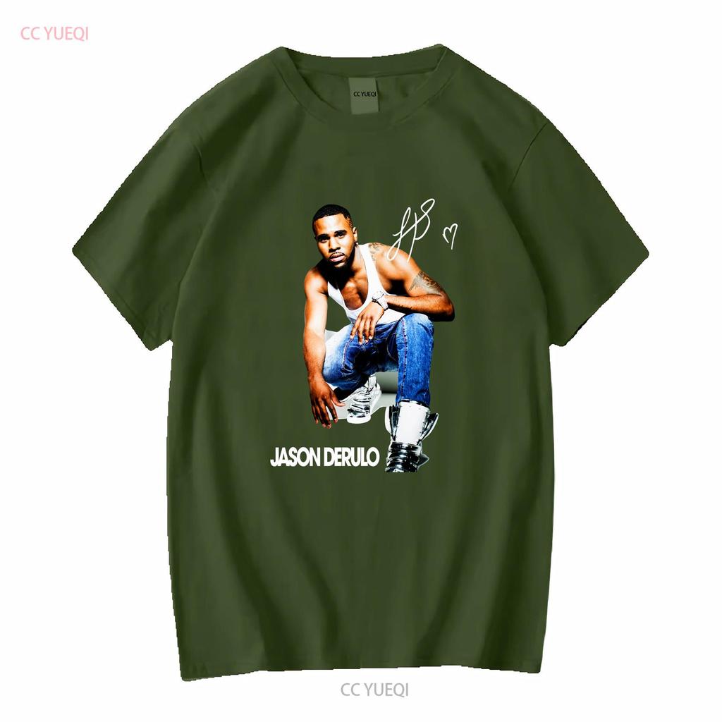 Jason Derulo T-Shirt Neu Für FansAlle Größen 1CM2142 Lang- oder Kurzarm Vintage Gewaschen Vielseitig Designerkleidung Unisex
