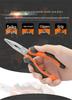 Aiwobor Two-Tone Handle Needle-Nose Pliers