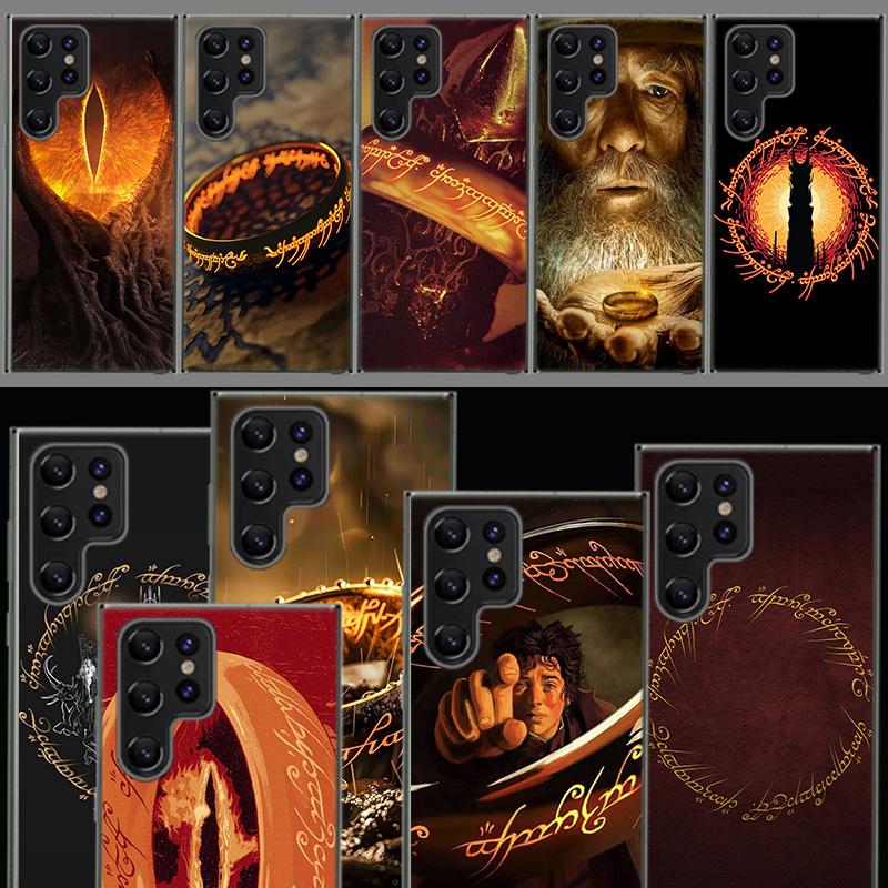 The L-Lord of the R-Rings Capa Phone Case For Samsung S26 Ultra S25 Edge Galaxy S23 S21 S20 S24 FE S22 S10 Plus Cover Clear TPU