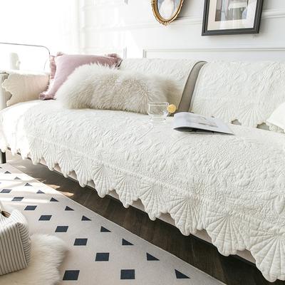 Universal Cotton Fabric Non-slip Cotton Cushion Sofa Cover Cover Retro American-style Solid Color Sofa Cushion All Seasons