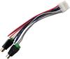 Power Input Speaker Wire Harness 10 Pin Plug Rca For Dual Tbx10A Amplifier 15Cm