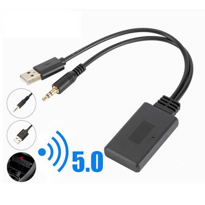 Adaptador AUX Receptor Estéreo de Áudio Musical Módulo Universal Compatível com Bluetooth Sem Fio Adaptador Auxiliar Acessórios Automotivos