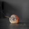 Pufferfish Incense Stick Holder Resin Globefish Tea Pet Figurine Incense Burner Home Office Tea Room Table Decoration Ornament