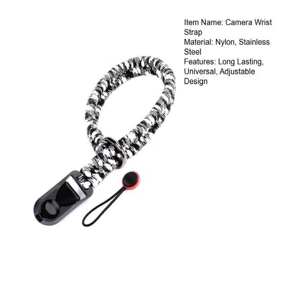 Handmade Woven Camera Wrist Strap with Safer Connector 50Kg Load-bearing Universal Fit Camera Hand Strap Wrist Lanyard