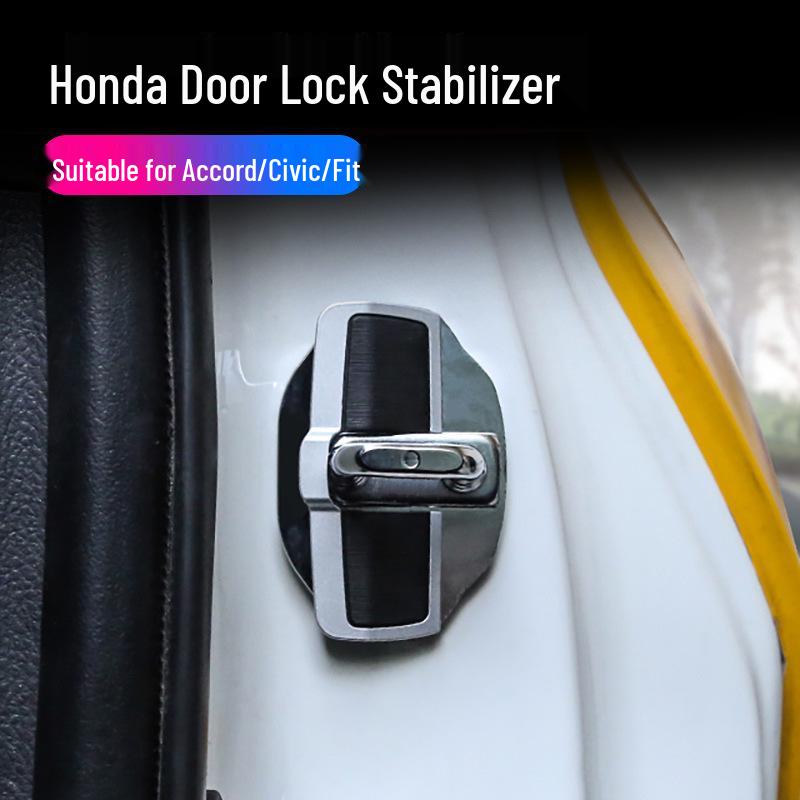 Honda Accord/Civic/Fit TRD Door Lock Buckle Cover for Noise Reduction & Interior Decoration