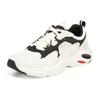 Skechers D'LITES 4.0 Men Mesh Low Top Dad Shoes White Black 894073-WBK
