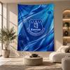 Decorative Tapestry,Everton Football Printed Wall Art, Lightweight Wall Hanging For Bedroom Background