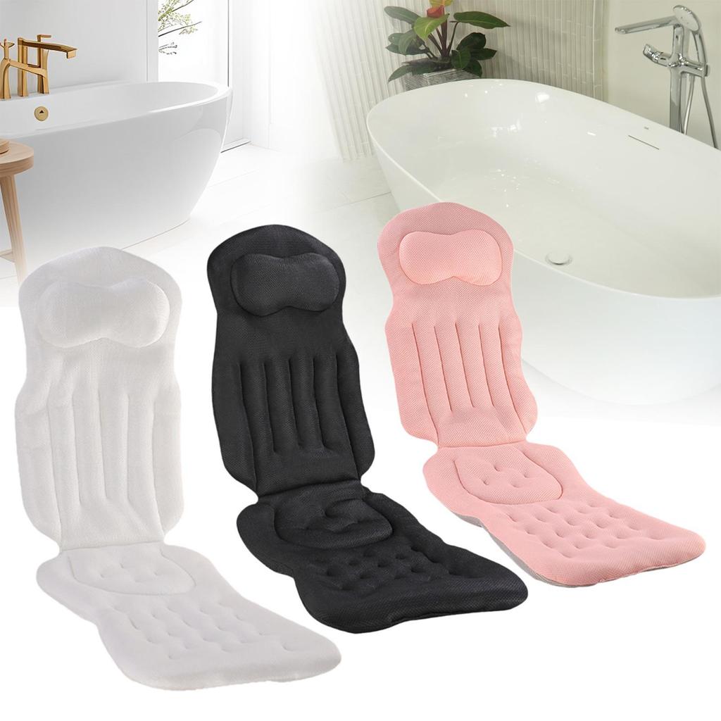 Full Body Bath Pillow for Gift Comfortable for Adults Breathable Quick Dry Bathtub Accessories Mattress Pad Bath Cushion