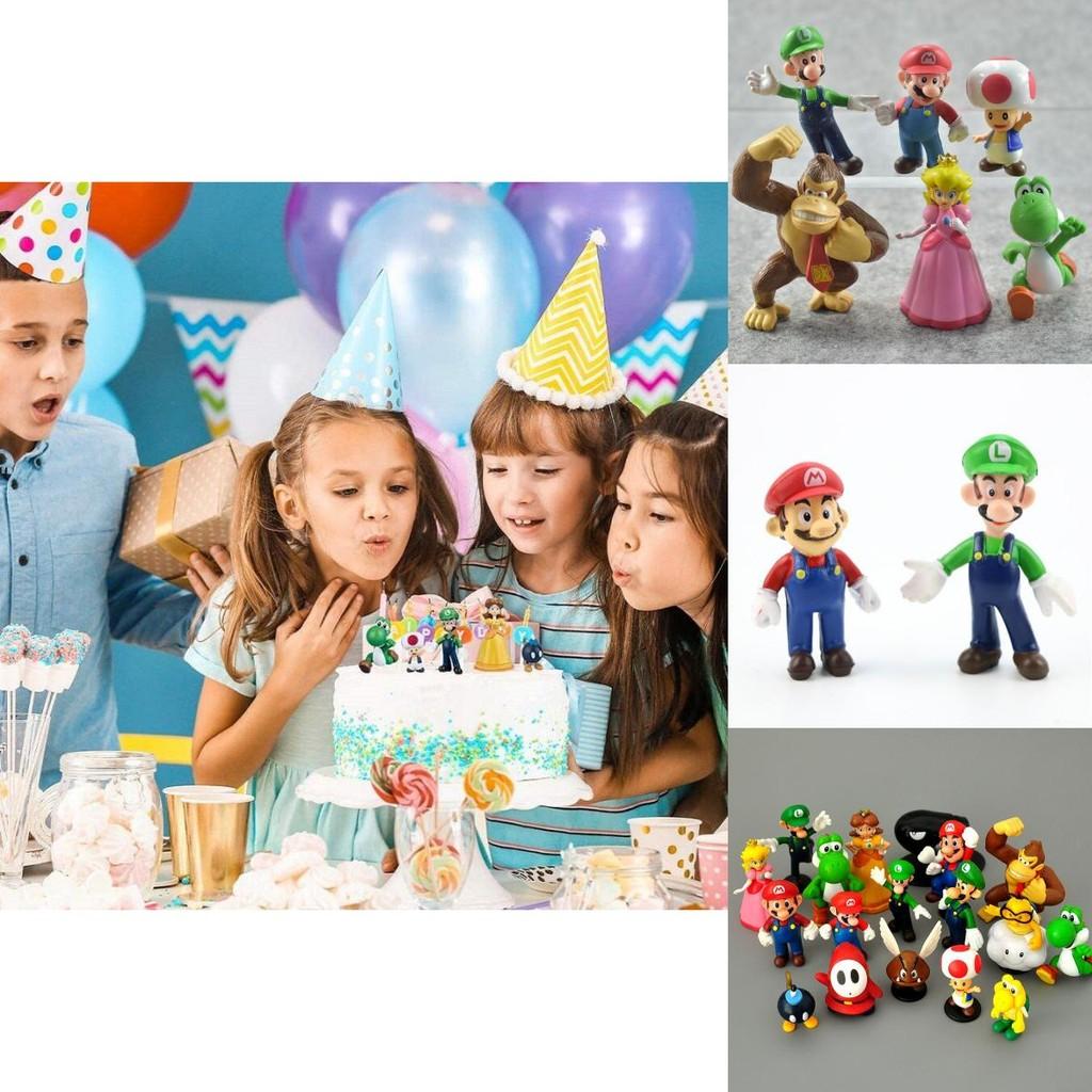 Super Cute Super Mario Action Figure Toy Set For Collection And Decoration In Your Home