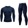 Men's Quick-drying Sportswear Fitness Clothing Tight Pants Two-piece Set