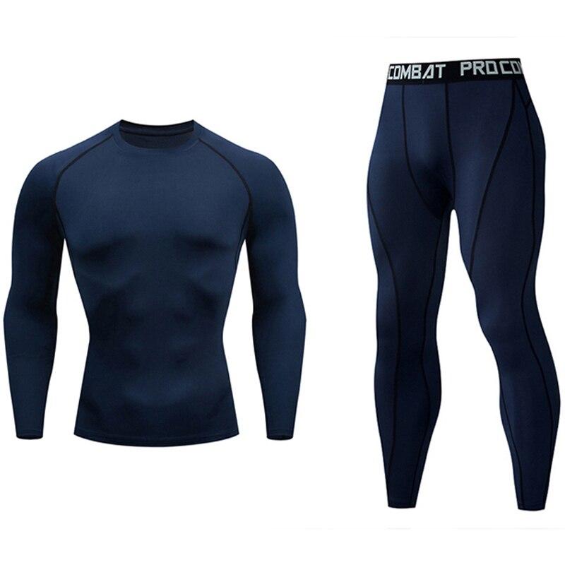Men's Quick-drying Sportswear Fitness Clothing Tight Pants Two-piece Set