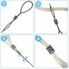 Viking Beard Beads Antique Norse Hair Tube Beads Dreadlocks Beads for Hair Braiding Pendant DIY Jewelry Hair Decoration UHB