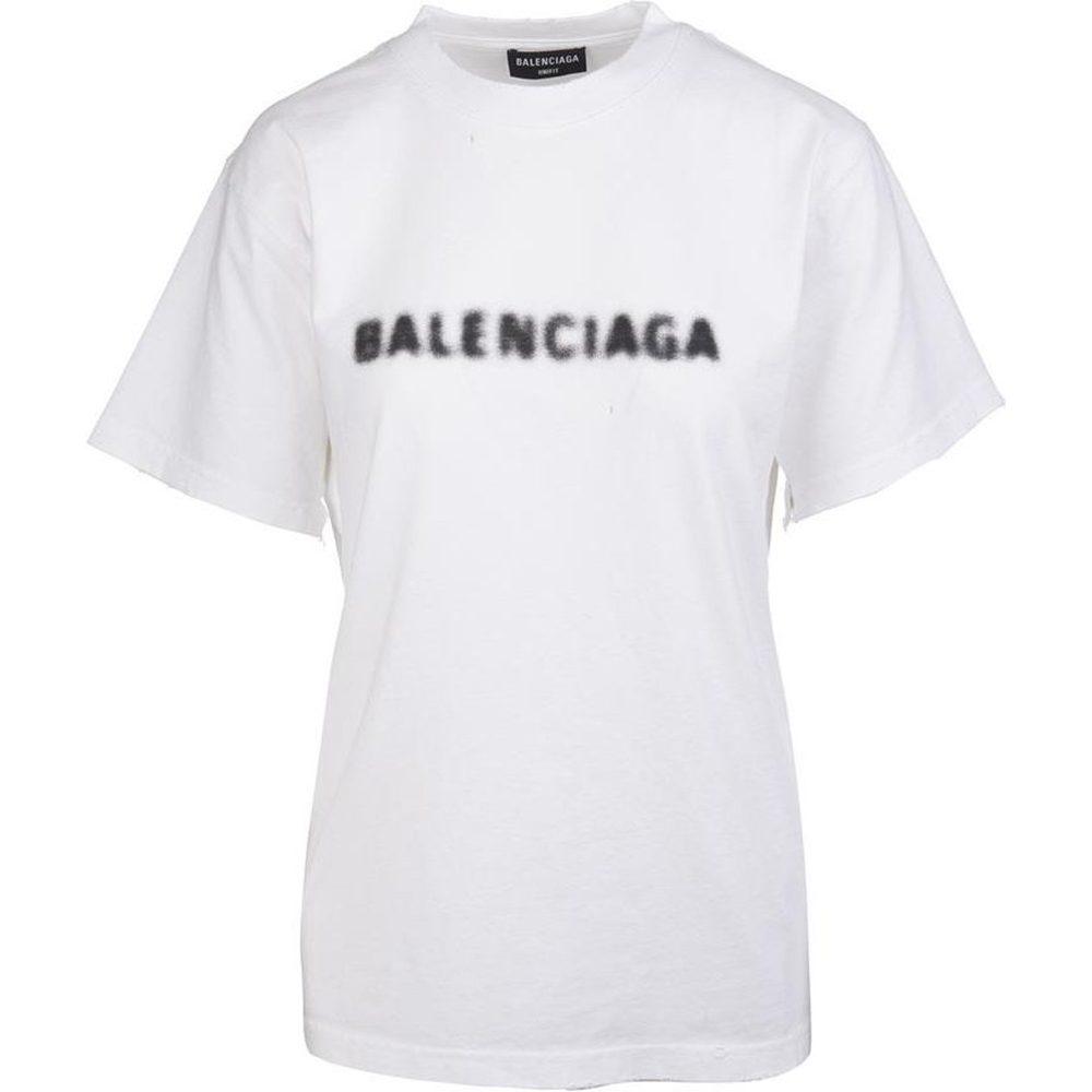 Balenciaga T krekls Unisex Balts 661705TKVD59040