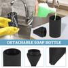 200ml Silicone Soap Dispenser Refillable Dish Soap Squeeze Bottle Leakproof Washing Liquid Shampoo Conditioner Dispenser