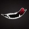 Accessories Waterproof Motorcycle Helmet Sticker Car Decals Scratch Sticker Evil Tooth Car Stickers