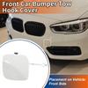 ACROPIX Front Car Bumper Toe Hook Cover Cap for BMW 1 Series F20 LCI Sedan and F21 LCI Wagon Pure 1 Piece (2015-2018), White,