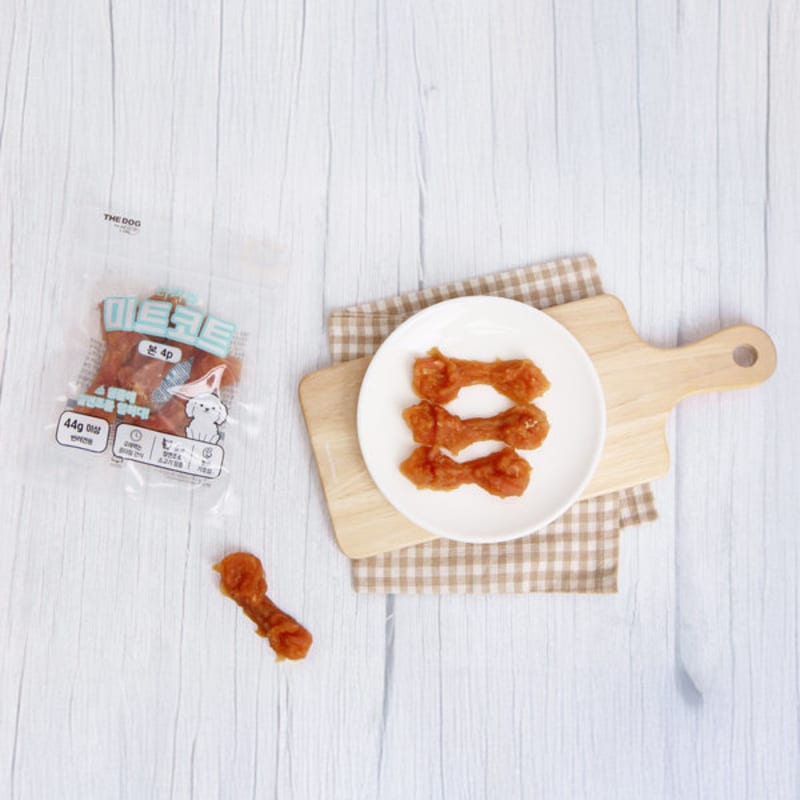 [Pet] The Dog Turkey Chew Bones 4 Packs 44 G