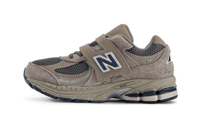 Unisex Sneaker 2002R Klettverschluss Kleines Kind Weit 'Grau Natur Indigo'
