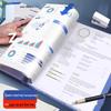 A4 Transparent Document Holder - Office File Folder & Test Paper Storage Clip