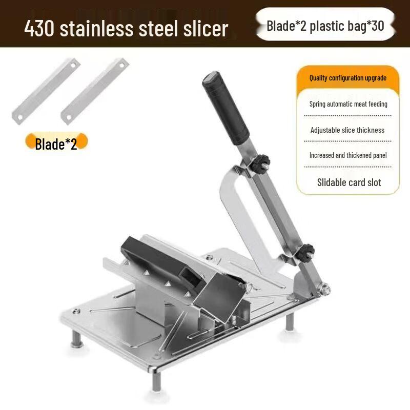 Food Grade Stainless Steel Manual Meat Slicer