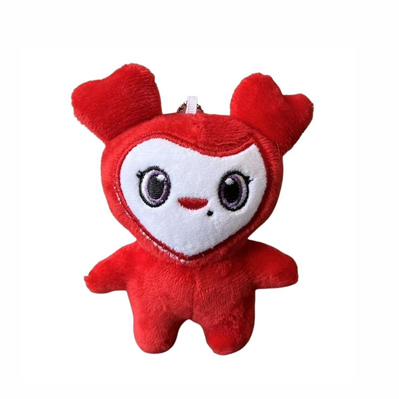 9 Stück/Los Plüsch-Lieblinge twice Koreanischer Super Star Plüschtier Cartoon Tierpuppe Schlüsselanhänger Anhänger Schlüsselanhänger Plüschtier für Fans