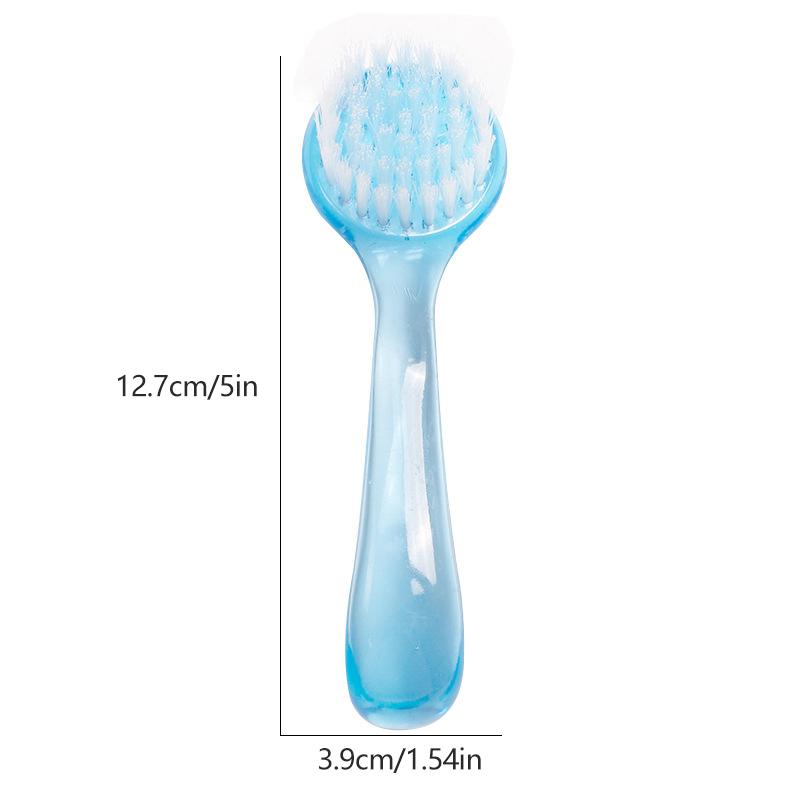 

Soft Nail Dust Brushes Long Handle Nail Brushes Makeup Manicure Dust Remover Brush Makeup Acrylic UV Gel Nails Products синій